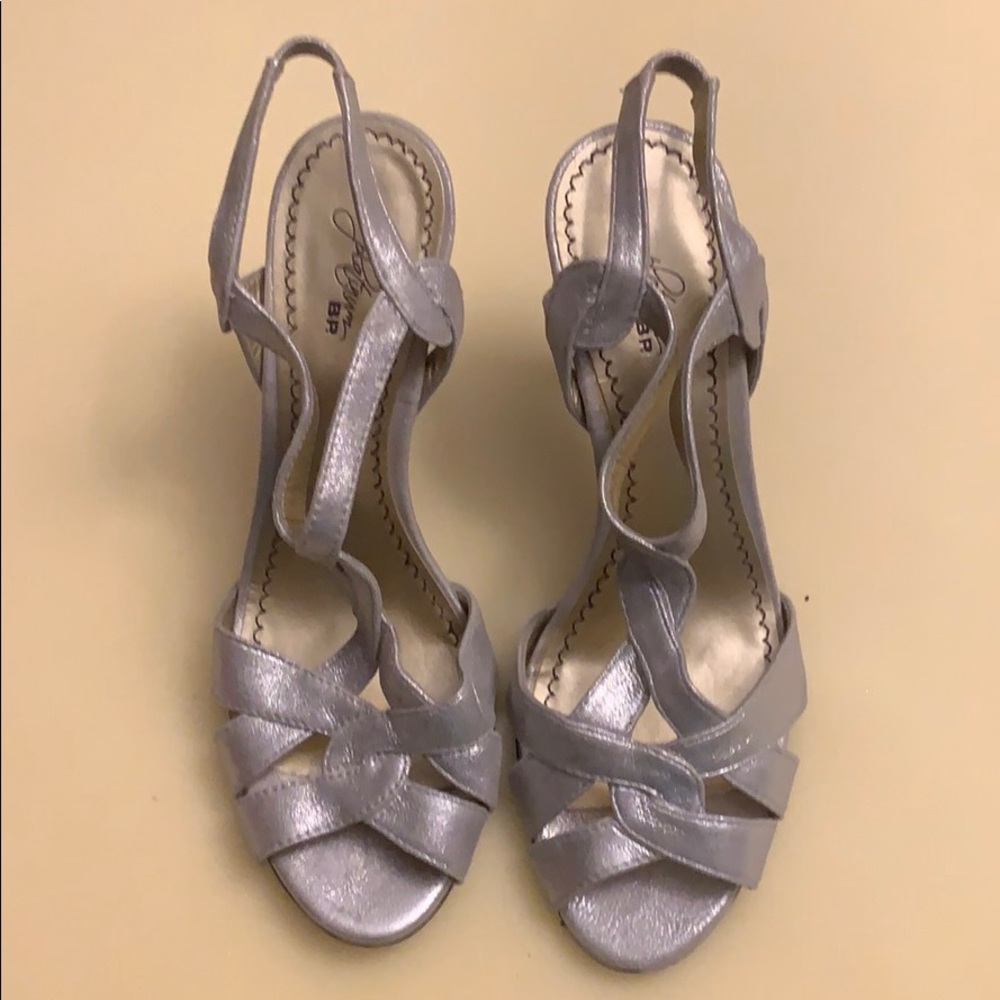 Silver sandals
